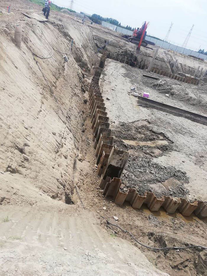 HU工法樁-上虞項(xiàng)目(圖3)