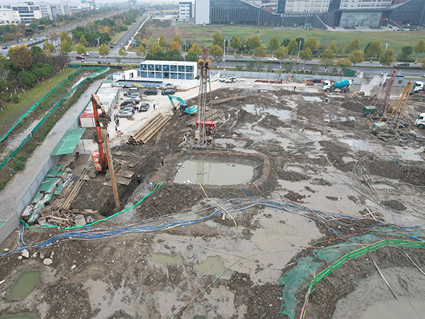 PC組合工法樁-海寧樂(lè)派芯園項(xiàng)目